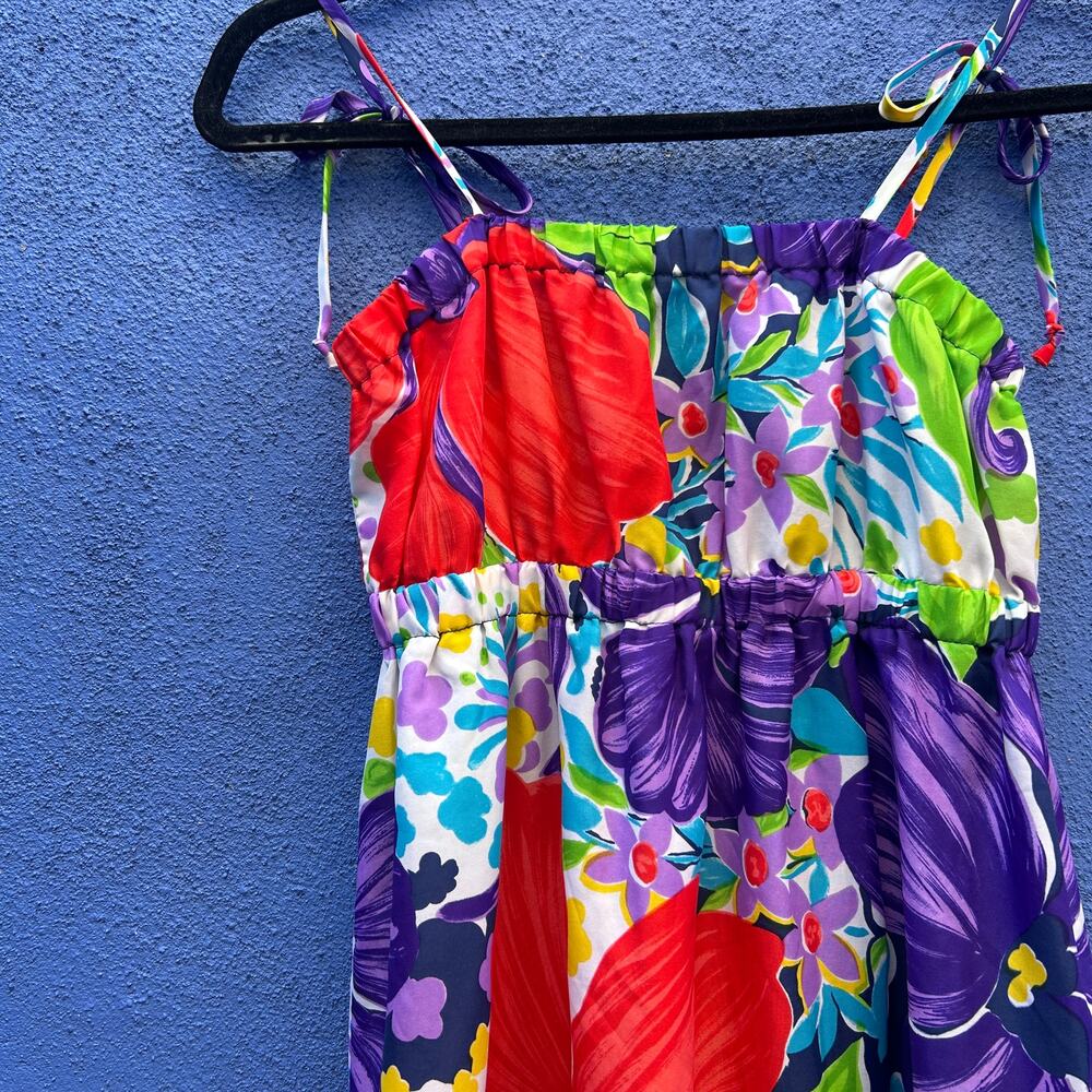 vintage pomare hawaii floral maxi dress - Picture 2 of 6